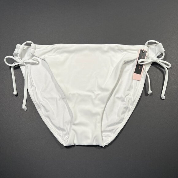 Victoria Secret XXL / 2XL Bikini Bottom Classic Double Side Tie String Bow White - Picture 1 of 6
